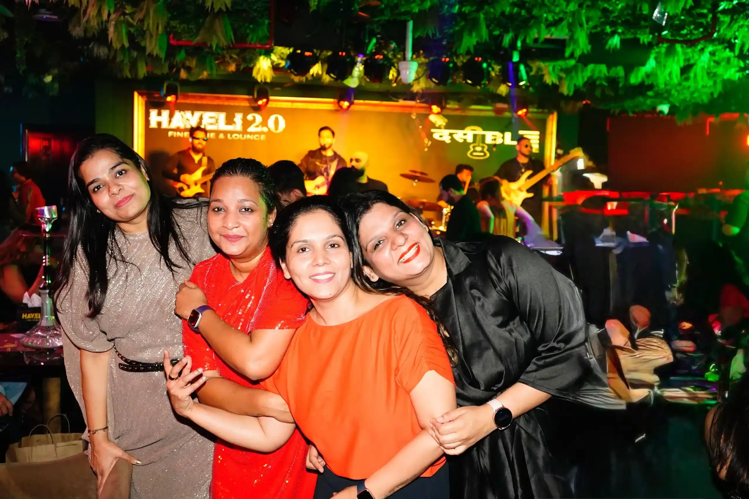 Group pics in ladies night at haveli fine dine & lounge