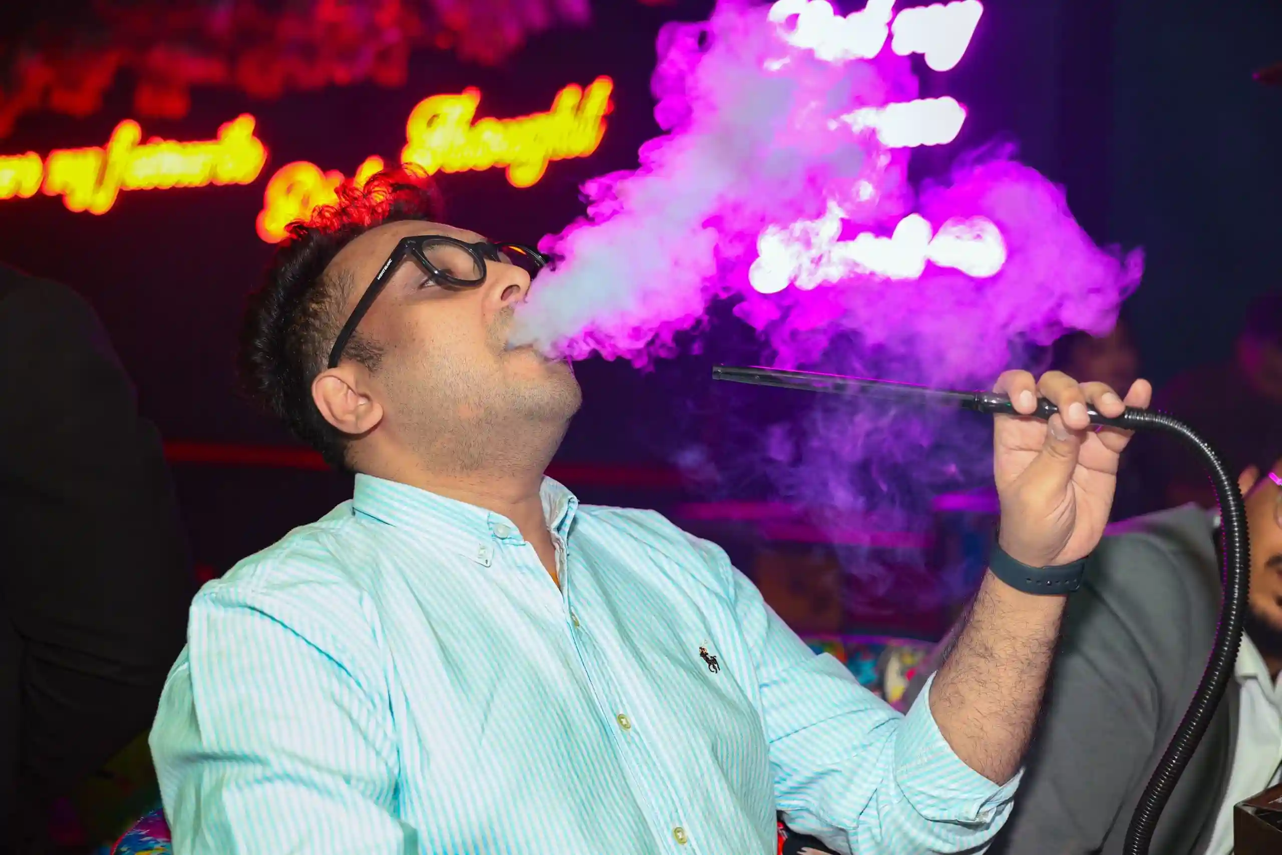 Shisha Smoking- Bollywood Lounge in Dubai At Haveli