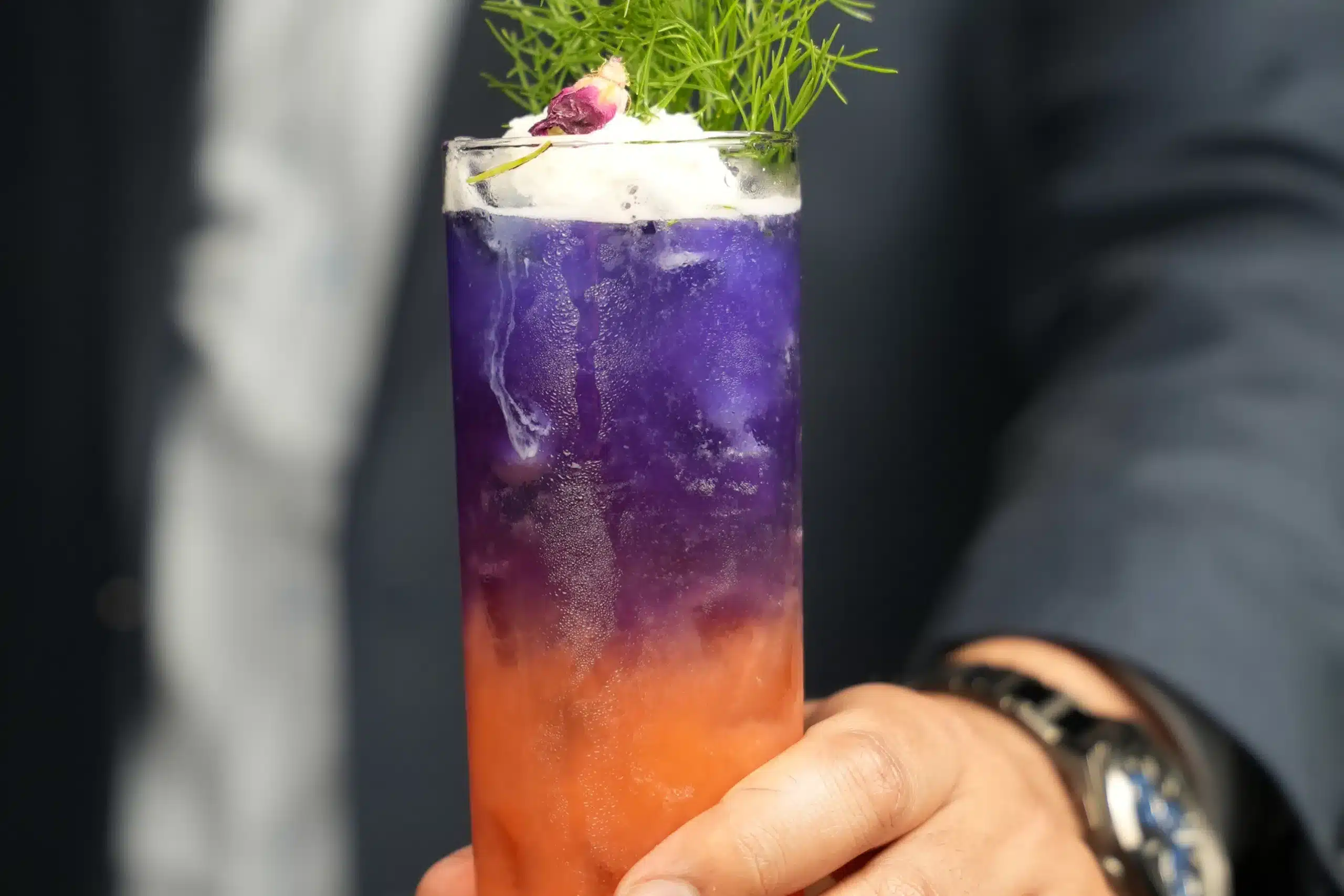 Premium drinks served in Dubai restaurant