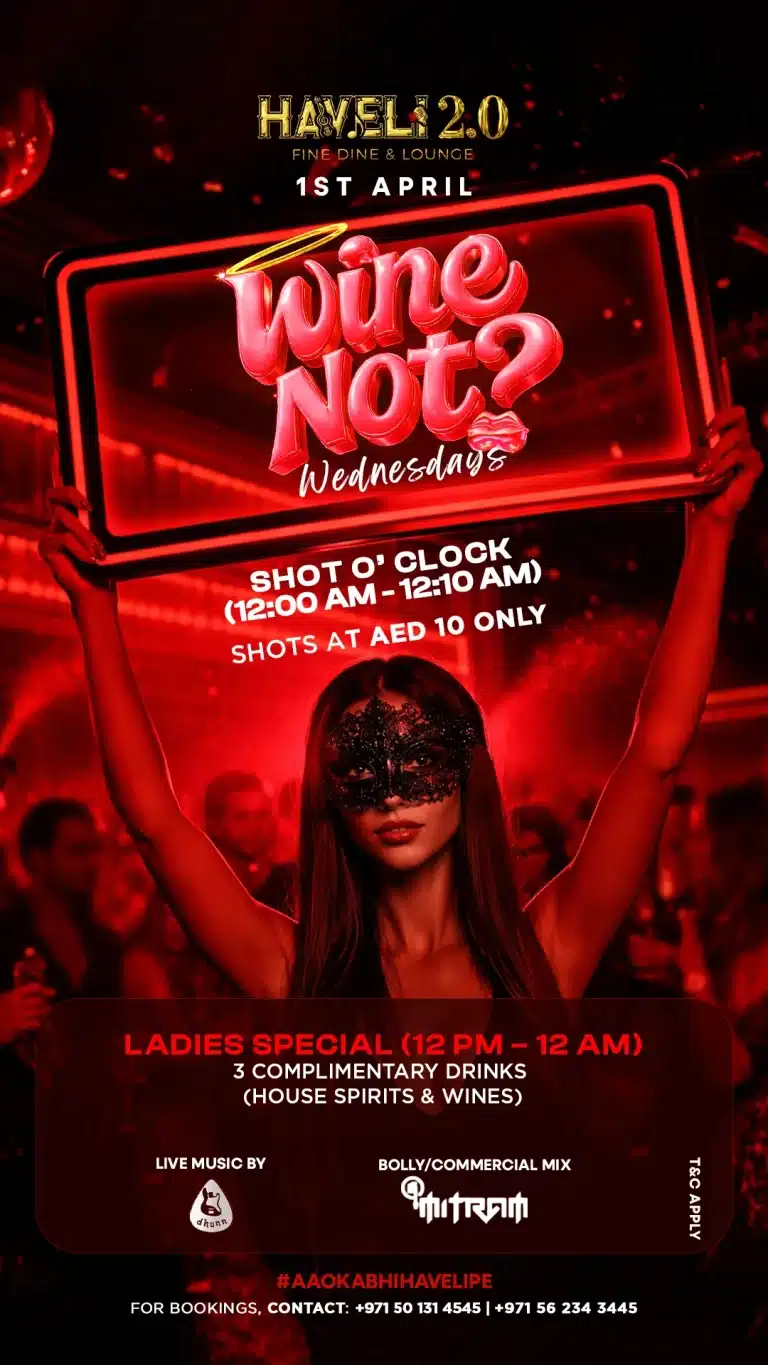 Special dining offer at Haveli Indian restaurant Dubai