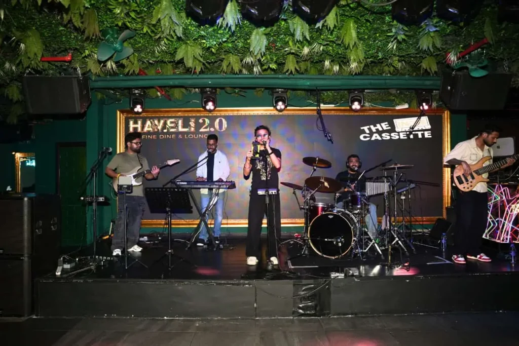 The Indie Cassette performed at Haveli 2.0, a Bollywood Live Music Bar and nightlife venue in Dubai