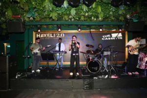 The Indie Cassette performed at Haveli 2.0, a Bollywood Live Music Bar and nightlife venue in Dubai