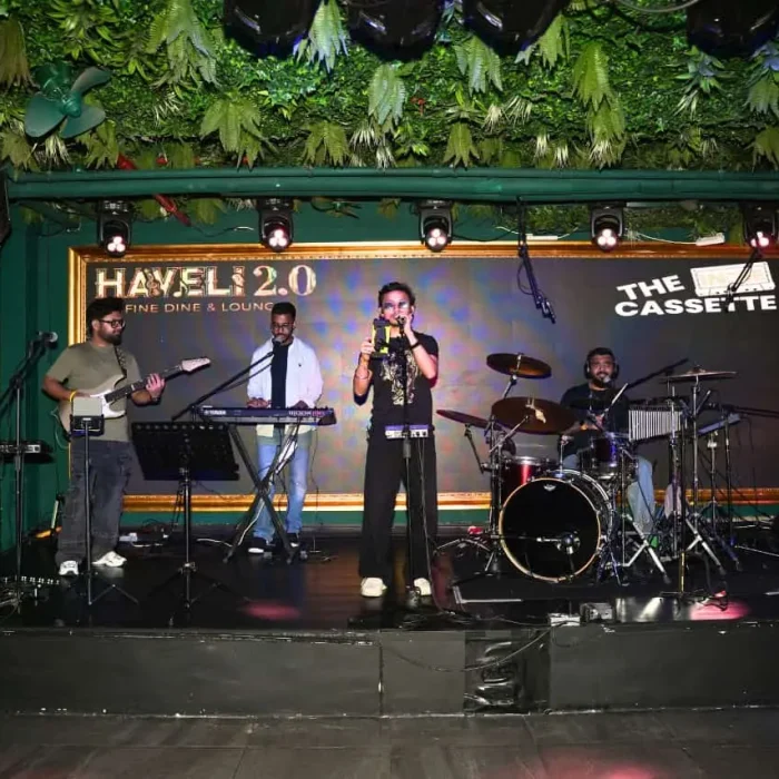 The Indie Cassette performed at Haveli 2.0, a Bollywood Live Music Bar and nightlife venue in Dubai