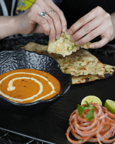Freshly prepared Indian cuisine at Haveli Fine Dine  Lounge