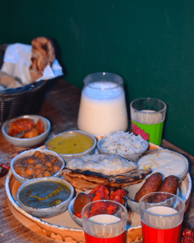 Delicious Indian main course at Haveli Fine Dine Dubai