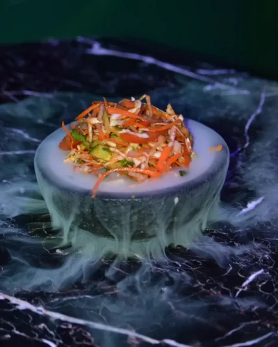 Delicious Indian food served in Dubai restaurant