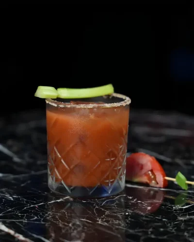 Expertly crafted mixology drink at Haveli Fine Dine  Lounge