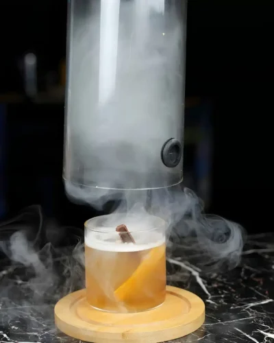 Unique mixology creation at Haveli lounge in Dubai